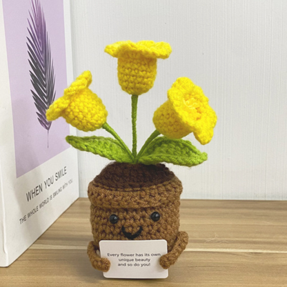 Hand-Woven Wool Flower — A Gift That Never Wilts