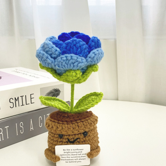 Hand-Woven Wool Flower — A Gift That Never Wilts
