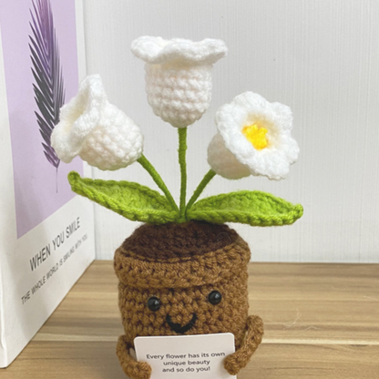 Hand-Woven Wool Flower — A Gift That Never Wilts