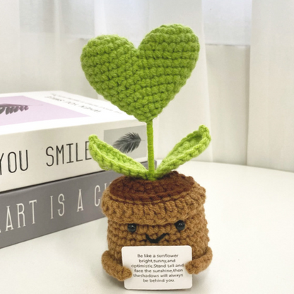 Hand-Woven Wool Flower — A Gift That Never Wilts