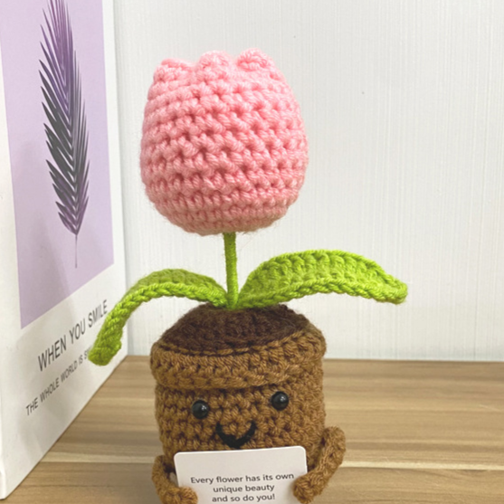 Hand-Woven Wool Flower — A Gift That Never Wilts