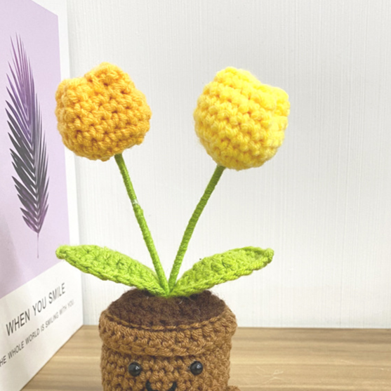 Hand-Woven Wool Flower — A Gift That Never Wilts