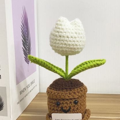 Hand-Woven Wool Flower — A Gift That Never Wilts