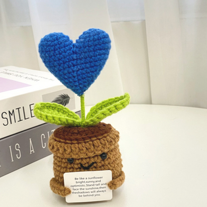 Hand-Woven Wool Flower — A Gift That Never Wilts
