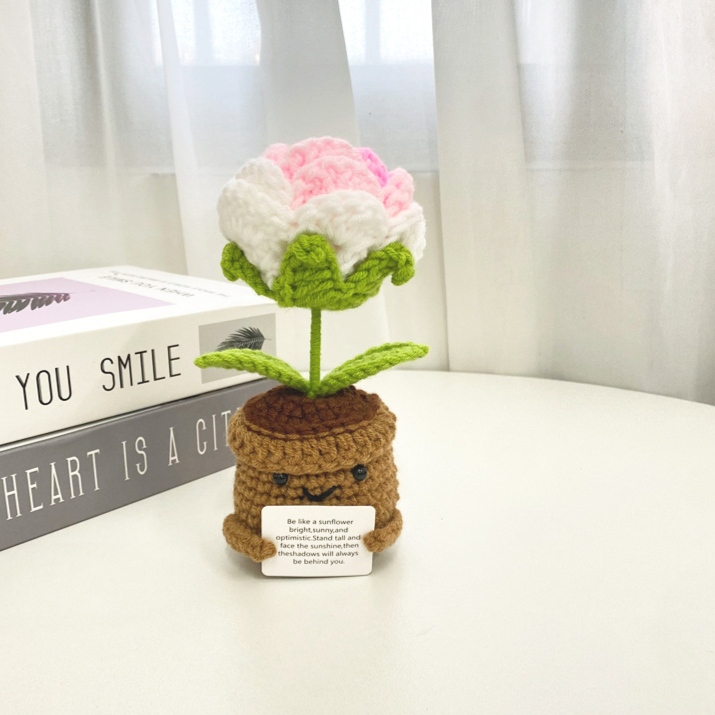 Hand-Woven Wool Flower — A Gift That Never Wilts