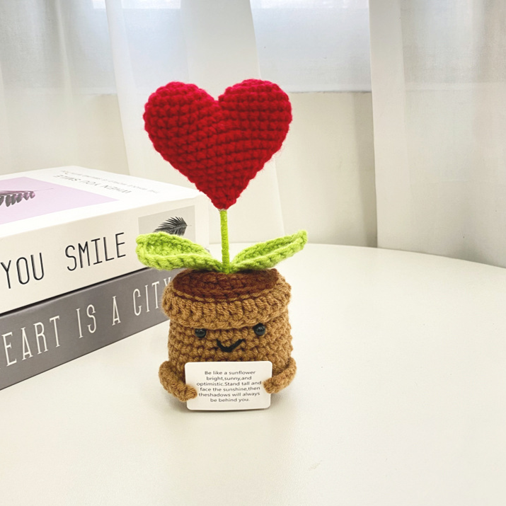 Hand-Woven Wool Flower — A Gift That Never Wilts
