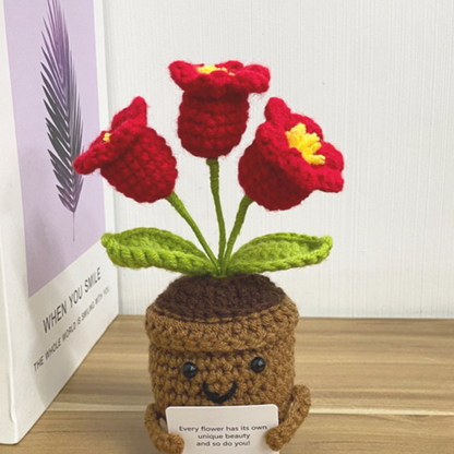 Hand-Woven Wool Flower — A Gift That Never Wilts