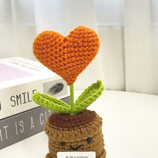 Hand-Woven Wool Flower — A Gift That Never Wilts