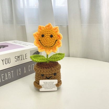 Hand-Woven Wool Flower — A Gift That Never Wilts