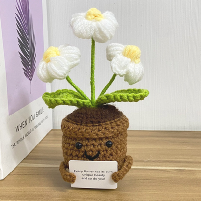 Hand-Woven Wool Flower — A Gift That Never Wilts