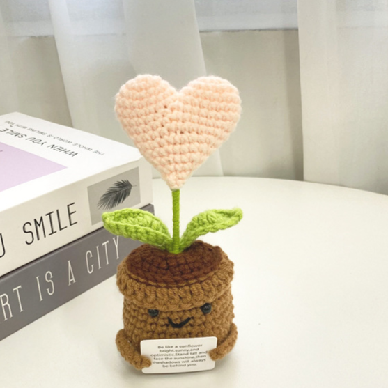 Hand-Woven Wool Flower — A Gift That Never Wilts