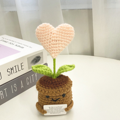 Hand-Woven Wool Flower — A Gift That Never Wilts