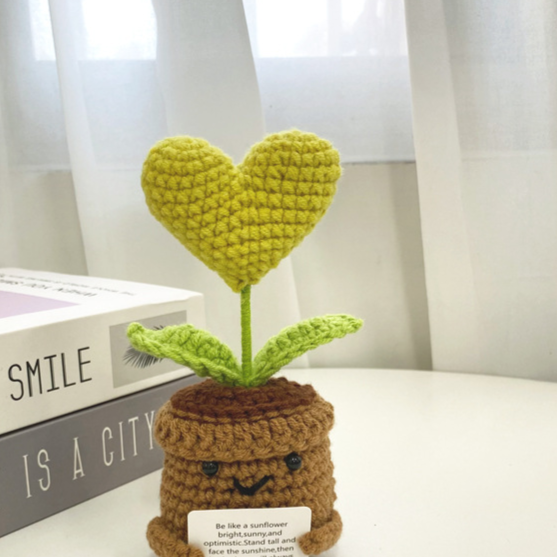 Hand-Woven Wool Flower — A Gift That Never Wilts