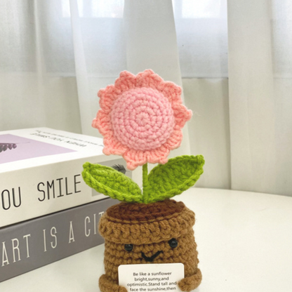 Hand-Woven Wool Flower — A Gift That Never Wilts