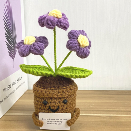 Hand-Woven Wool Flower — A Gift That Never Wilts