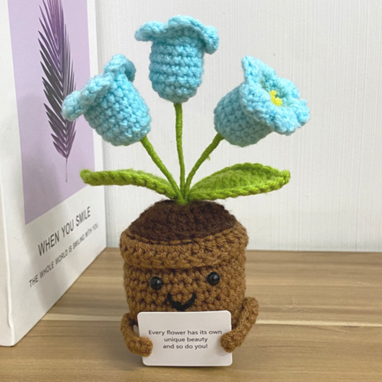 Hand-Woven Wool Flower — A Gift That Never Wilts