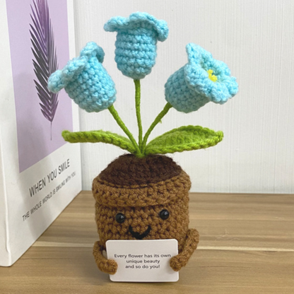 Hand-Woven Wool Flower — A Gift That Never Wilts