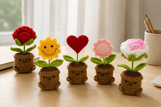 Hand-Woven Wool Flower — A Gift That Never Wilts