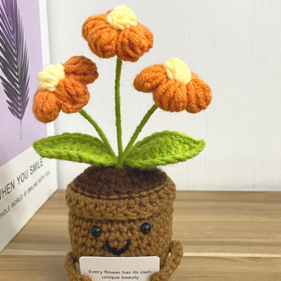 Hand-Woven Wool Flower — A Gift That Never Wilts