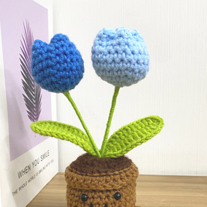 Hand-Woven Wool Flower — A Gift That Never Wilts