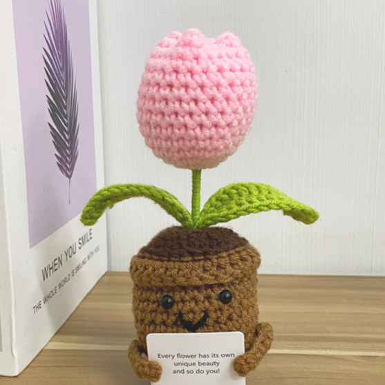 Hand-Woven Wool Flower — A Gift That Never Wilts