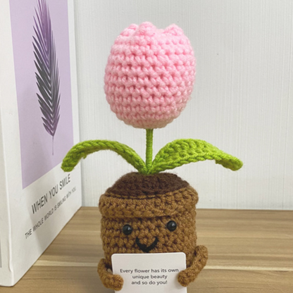 Hand-Woven Wool Flower — A Gift That Never Wilts