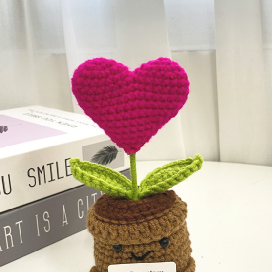 Hand-Woven Wool Flower — A Gift That Never Wilts