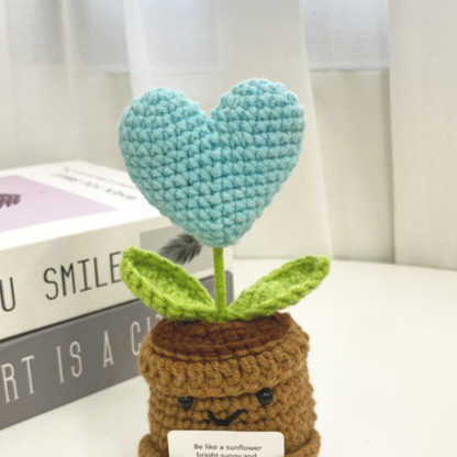 Hand-Woven Wool Flower — A Gift That Never Wilts