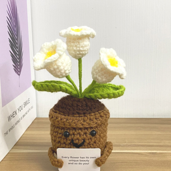Hand-Woven Wool Flower — A Gift That Never Wilts