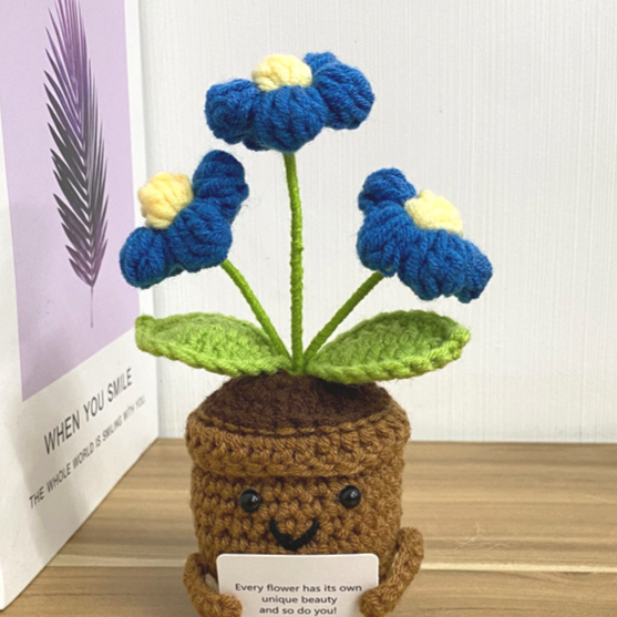 Hand-Woven Wool Flower — A Gift That Never Wilts