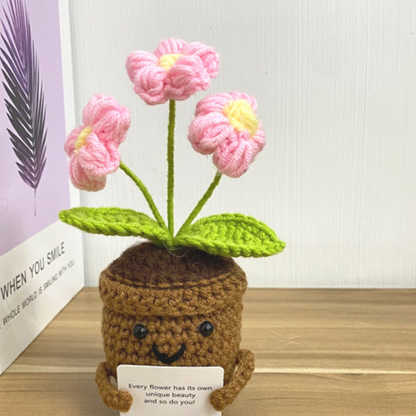 Hand-Woven Wool Flower — A Gift That Never Wilts