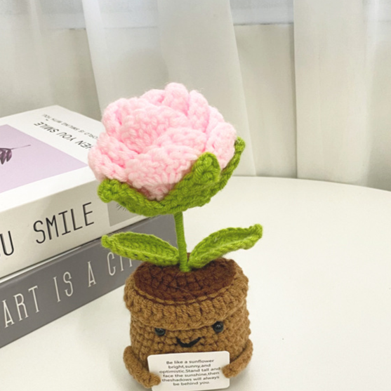 Hand-Woven Wool Flower — A Gift That Never Wilts