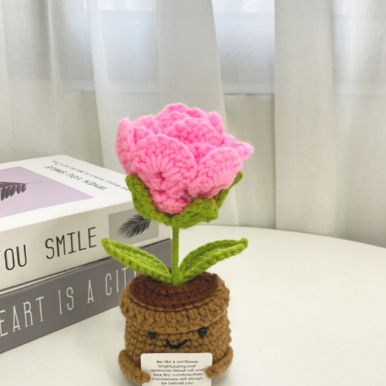 Hand-Woven Wool Flower — A Gift That Never Wilts