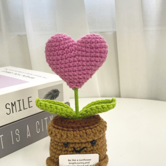 Hand-Woven Wool Flower — A Gift That Never Wilts