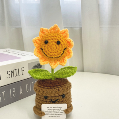 Hand-Woven Wool Flower — A Gift That Never Wilts