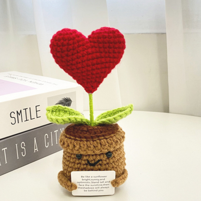 Hand-Woven Wool Flower — A Gift That Never Wilts
