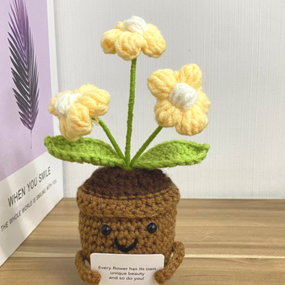Hand-Woven Wool Flower — A Gift That Never Wilts