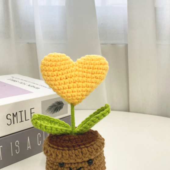 Hand-Woven Wool Flower — A Gift That Never Wilts