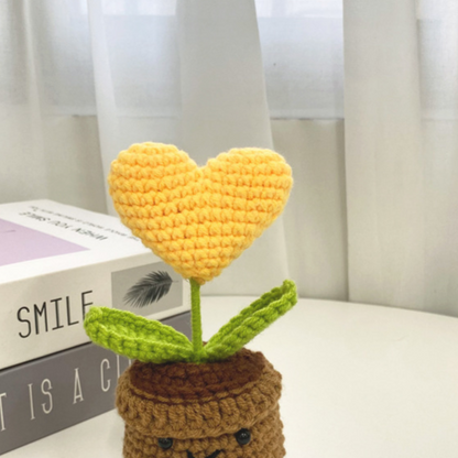 Hand-Woven Wool Flower — A Gift That Never Wilts