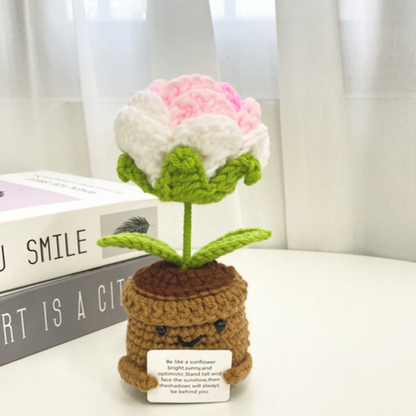 Hand-Woven Wool Flower — A Gift That Never Wilts