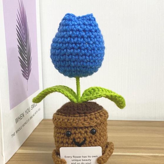Hand-Woven Wool Flower — A Gift That Never Wilts