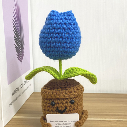 Hand-Woven Wool Flower — A Gift That Never Wilts