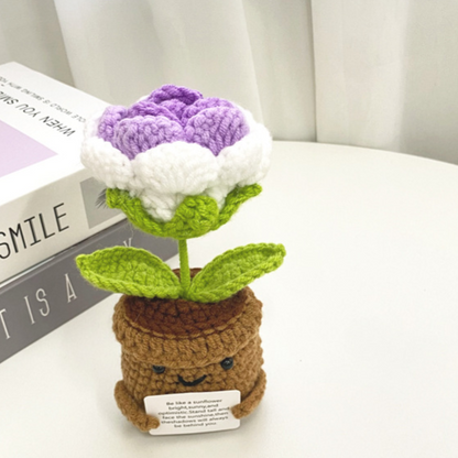 Hand-Woven Wool Flower — A Gift That Never Wilts